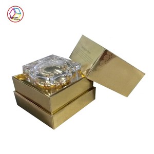 Boîte d'emballage cosmétique en papier kraft ondulé de luxe personnalisée, 2 mm 3 mm, parfum, crème pour les yeux, nettoyant pour le visage, poudre libre, échantillon, emballage en gros, échantillon gratuit - Product Image 1