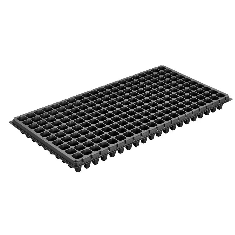 Plateau à joystick en plastique noir, 72 cellules, 50 pcs, plateau de graine, tomate, Plug, semis