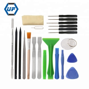 22 in 1 Mobiele Telefoon Reparatie Hand Tool Kit Schroevendraaier Set Pincet Metalen Plastic Spudger Pry Opening Gereedschap