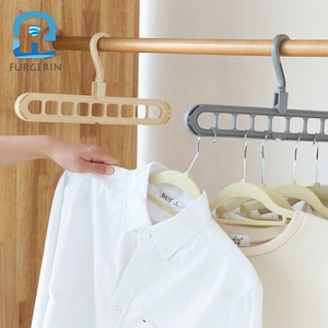 Multiporta Porta Panno Appendiabiti Cremagliera Vestiti Grucce Dei Vestiti di Essiccazione Cremagliera Sciarpa Gancio di Plastica Rack di Stoccaggio Per Appendere - Product Image 6