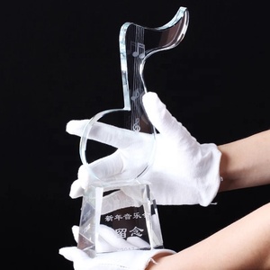 Honor of crystal Creative Music Award cerimonia musicale trofeo di cristallo <span class=keywords><strong>per</strong></span> musicisti Souvenir musicale monumento - Product Image 3