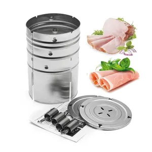 Máquina de prensado de jamón de forma redonda de acero inoxidable, utensilios para carne, mariscos, aves de corral, utensilios de cocina para la familia