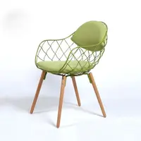 איכות מעולה מיוחד עיצוב זול חוט מתכת כיסא אוכל