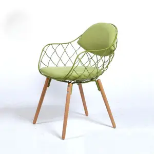 Qualità eccellente di disegno speciale a buon mercato filo in metallo sedia da pranzo