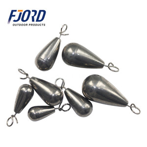 FIORDE preço Baixo 97% de tungstênio puro tear drop shot chumbada de pesca de tungstênio - Product Image 2