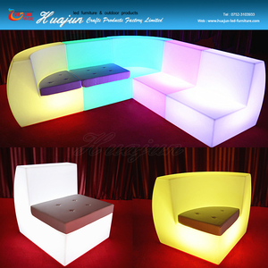 Silla de bar con control remoto, colorida, de alta calidad, iluminada, resistente al agua, led, sofá esquinero de plástico brillante - Product Image 3