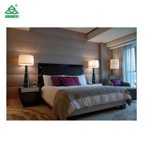 Muebles del dormitorio del <span class=keywords><strong>hotel</strong></span> cama king size tapizados cabecera diseños para habitación de lujo - Product Image 6
