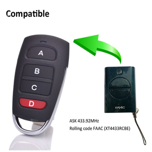 Tương thích ban đầu <span class=keywords><strong>faac</strong></span> cán mã nhà để xe điều khiển từ xa 433 mhz - Product Image 2