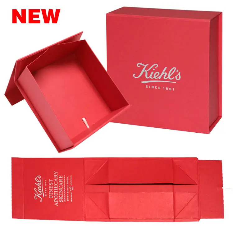 Luxus Kosmetik Faltbare faltbare Farbe Papier Geschenk Boxen Mit Magnetische geschenk Tee blending Papier box in falten verpackung box