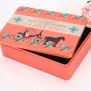 Custom Printing Cookies and Tea <strong>Tin</strong> Packaging <strong>Boxes</strong> Wholesale Storage <strong>Tins</strong> <strong>with</strong> <strong>Lids</strong> China Factory - Product Image 1