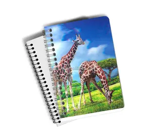 Durable Custom Printed Notebooks , A4/A5/A6 3D Lenticular Cover CMYK Offset Printing