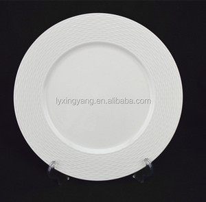 Royal Daily Use White Unglazed Ceramic Plate - Product Image 4