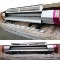 Impresora de Inyección de Tinta Eco Solvente Galaxy 10Ft Lc Ud3212Ld, Impresora Manual de Cama Plana de Rollo a Rollo para PVC, Flex, Plástico, Fabricación Comercial