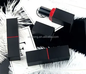 IBELONG 4g black red square empty lipstick tube container for lipgloss DIY