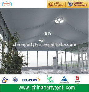 Carpa grande de fiesta marquesina para boda, resistente al agua, con decoración en la terraza - Product Image 6