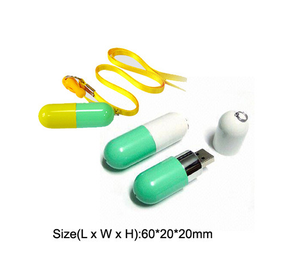 Hình Dạng Thuốc <span class=keywords><strong>USB</strong></span> Bộ Nhớ <span class=keywords><strong>Usb</strong></span> <span class=keywords><strong>Stick</strong></span> 32Gb Nhựa <span class=keywords><strong>USB</strong></span> Flash <span class=keywords><strong>Drive</strong></span> Với Rope - Product Image 2