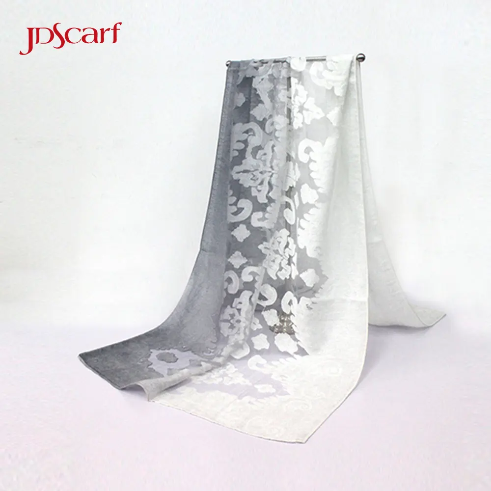 Black and white classic dubai market fashion scarves gauze scarf