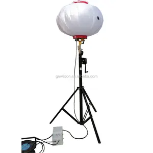 mobile portable Tripod balloon light tower for indoor