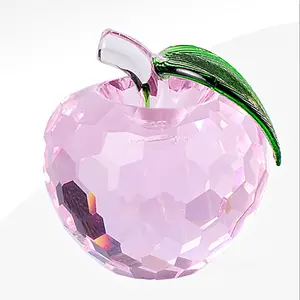 Christmas/Valentine/Wedding Favors K9 Faceted Crystal Apple