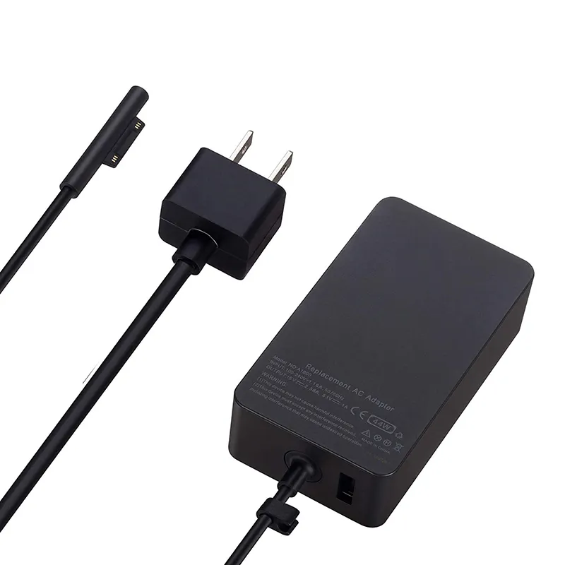 44W 15V 2.58A อะแดปเตอร์สำหรับเครื่องชาร์จ Microsoft Surface Pro3 4 5 6