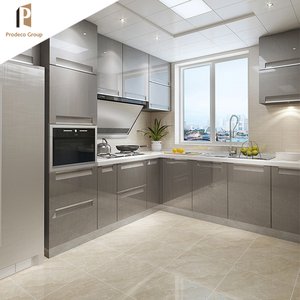 Professionale mobili per la casa piccolo armadio da cucina Bianco Personalizzato Melamina Armadio Da Cucina - Product Image 6