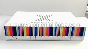 Caja de regalo hecha a mano de paquete plano caja de regalo de vídeo con pantalla para promoción - Product Image 6