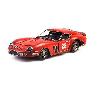 Coche de carreras deportivo de Metal de alta calidad para niños, vehículo de juguete antiguo hecho a mano para decoración, regalo de Navidad, escala 1:18, año <span class=keywords><strong>1962</strong></span> - Product Image 3