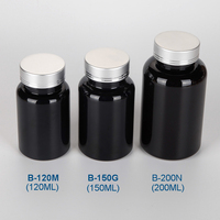 Botella de Plástico para Píldoras y Mascotas, Biodegradable, Libre de BPA, Esmerilada, Verde, Ámbar, Envase Personalizado, 200ml~250ml, Venta al Por Mayor