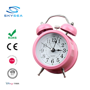 2.5 "Kim Loại Twin Chuông Báo Động Đồng Hồ Để Bàn, Quartz <span class=keywords><strong>Analog</strong></span> Twin Chuông Đồng Hồ Báo - Product Image 3