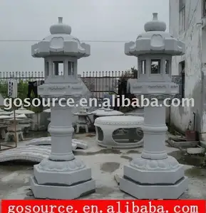 japanese style stone sculpture garden lantern