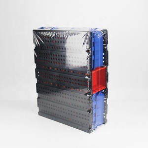 Vente chaude en plastique bac de rangement empilable <span class=keywords><strong>cube</strong></span> panier de Rangement Mural Ensemble de Poubelle - Product Image 3