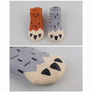 Chaussettes antidérapantes 0-4T, 1 paire, patte mignonne, pour bébés garçons et filles - Product Image 3