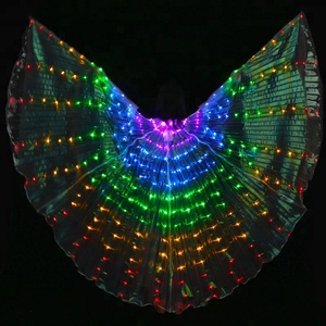Bestdance Large Colored Belly <strong>Dance</strong> LED Wings Dresses Costume <strong>Oriental</strong> Dancing <strong>Accessory</strong> - Product Image 5