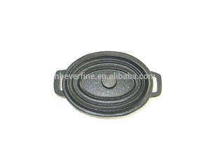 <span class=keywords><strong>Fonte</strong></span> ovale <span class=keywords><strong>en</strong></span> pré- chevronnés mini cocotte pot - Product Image 2