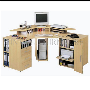 Meubles de bureau à domicile design moderne en forme de L coin en bois bureau <span class=keywords><strong>d</strong></span>'ordinateur (SZ-OD553) - Product Image 3