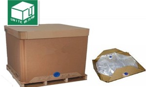 Paper 1000L Intermediate Bulk Container IBC Coconut Oil <strong>Tote</strong> tank with Liner <strong>Bag</strong> <strong>for</strong> Liquid Storage and Transportation - Product Image 3