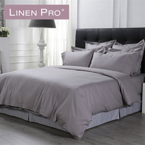 Hotel barato <span class=keywords><strong>funda</strong></span> de edredón conjunto de ropa de cama de hotel de 600 tc + hotel textil ropa de cama sábanas <span class=keywords><strong>funda</strong></span> nórdica gris - Product Image 1