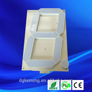 노, 구멍을 통해 블루 주도 8 "7 세그먼트 주도 디스플레이 1 자리 200mm - Product Image 3