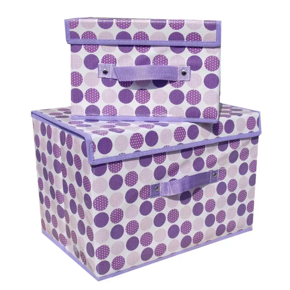 Waterproof fabric DIY storage boxes & pins foldable toy storage box