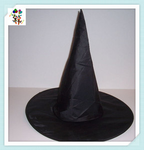 Disfraz <span class=keywords><strong>de</strong></span> fiesta unisex <span class=keywords><strong>barato</strong></span>, sombreros <span class=keywords><strong>de</strong></span> <span class=keywords><strong>bruja</strong></span> <span class=keywords><strong>de</strong></span> Halloween <span class=keywords><strong>de</strong></span> poliéster <span class=keywords><strong>de</strong></span> color negro, disfraz <span class=keywords><strong>de</strong></span> fiesta, 2017 - Product Image 4