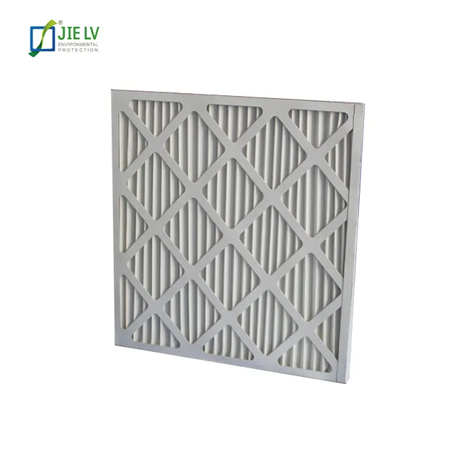 16x25x1 MERV 11 G1 G2 G3 G4 cardboard frame custom ac furnace clean room pre air filter Pleated Air Filter