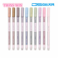 2019ขายส่งเครื่องเขียนรายการราคาการออกแบบที่เรียบง่ายหลายสีปากกาไฮไลท์ที่ว่างเปล่าเครื่องหมาย007