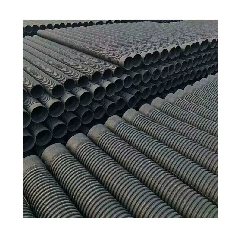 Pipa Culvert Plastik Hdpe 12 ''Pipa Drainase Bergelombang Dwc 24"