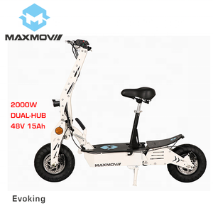Vente en gros à prix bas, rapide, 2000w, pliable, puissant, adulte, trottinette électrique, vélo électrique, skateboard, scooter électrique - Product Image 4