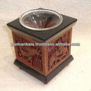 Quemador de Aceite Aromático de Piedra Jabonosa, Quemadores de Aceite Aromático Indios - Product Image 1