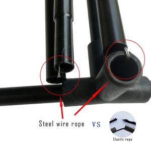 Set di rete da Badminton portatile pieghevole diretta in fabbrica 4M regolabile in altezza prezzo all'ingrosso attrezzature da campo - Product Image 5