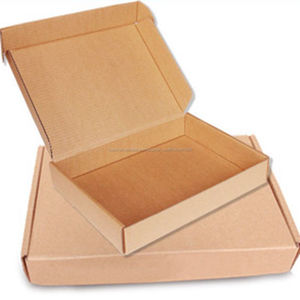 China IWO venta al por mayor precio de caja de papel corrugado con logotipo personalizado para el envío/pizza/zapatos - Product Image 1