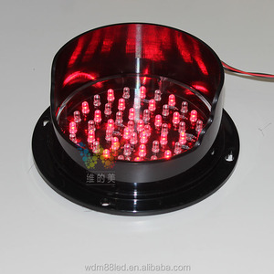 Shenzhen mejor calidad hechos a medida 125mm lámpara <span class=keywords><strong>de</strong></span> luz roja <span class=keywords><strong>de</strong></span> señalización LED mini luz <span class=keywords><strong>de</strong></span> tráfico - Product Image 5