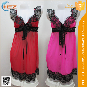 HSZ-9032 # accesorios de la ropa interior mujeres del vestido del diseño con la lencería al por mayor instock calvinfully brand - Product Image 3