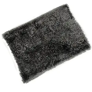 Hot sale bedroom sets chinese high quality microfiber shiny chenille bathroom rug